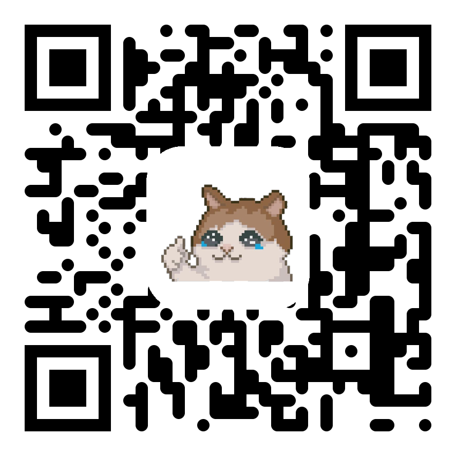 QR code linking to qriositykilledthecat.com, light version